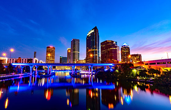 tampa night view