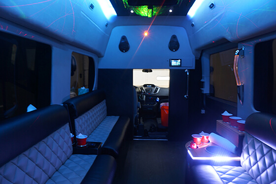 sprinter limo van seating