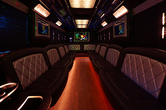 party bus leesburg, fl, lounge